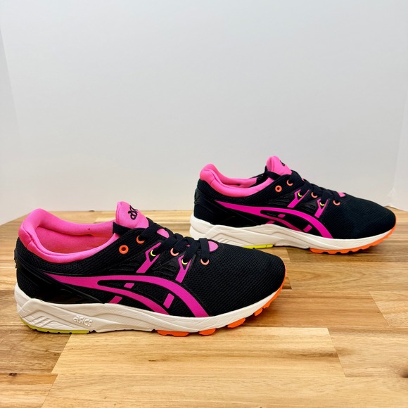 ASICS Women Black Pink Gel Running Shoes Sneakers Athletic Shoes 8.5 - Picture 8 of 11